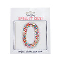 Confetti Number Stickers - Adhesive Patches