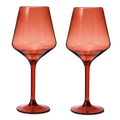 Saint Tropez Acrylic Stemmed Wine Glassware, Set of 2