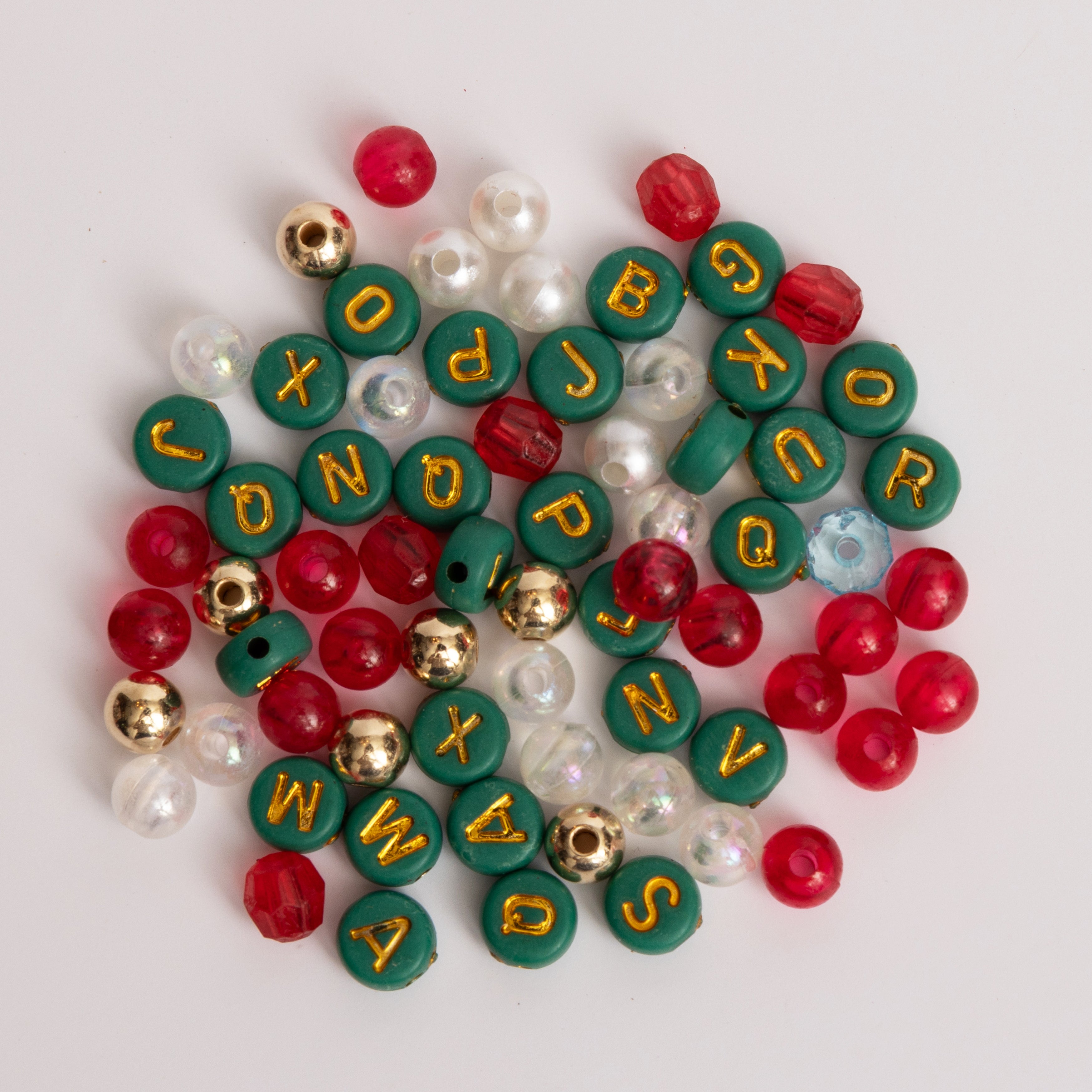 Believe in Miracles Christmas Teddy Letter Bead DIY Jar