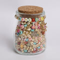 Metalic Manifestations Retro Colored Letter Bead DIY Jar