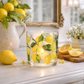 Lemon Votive 3 inch Glass Candle Holder