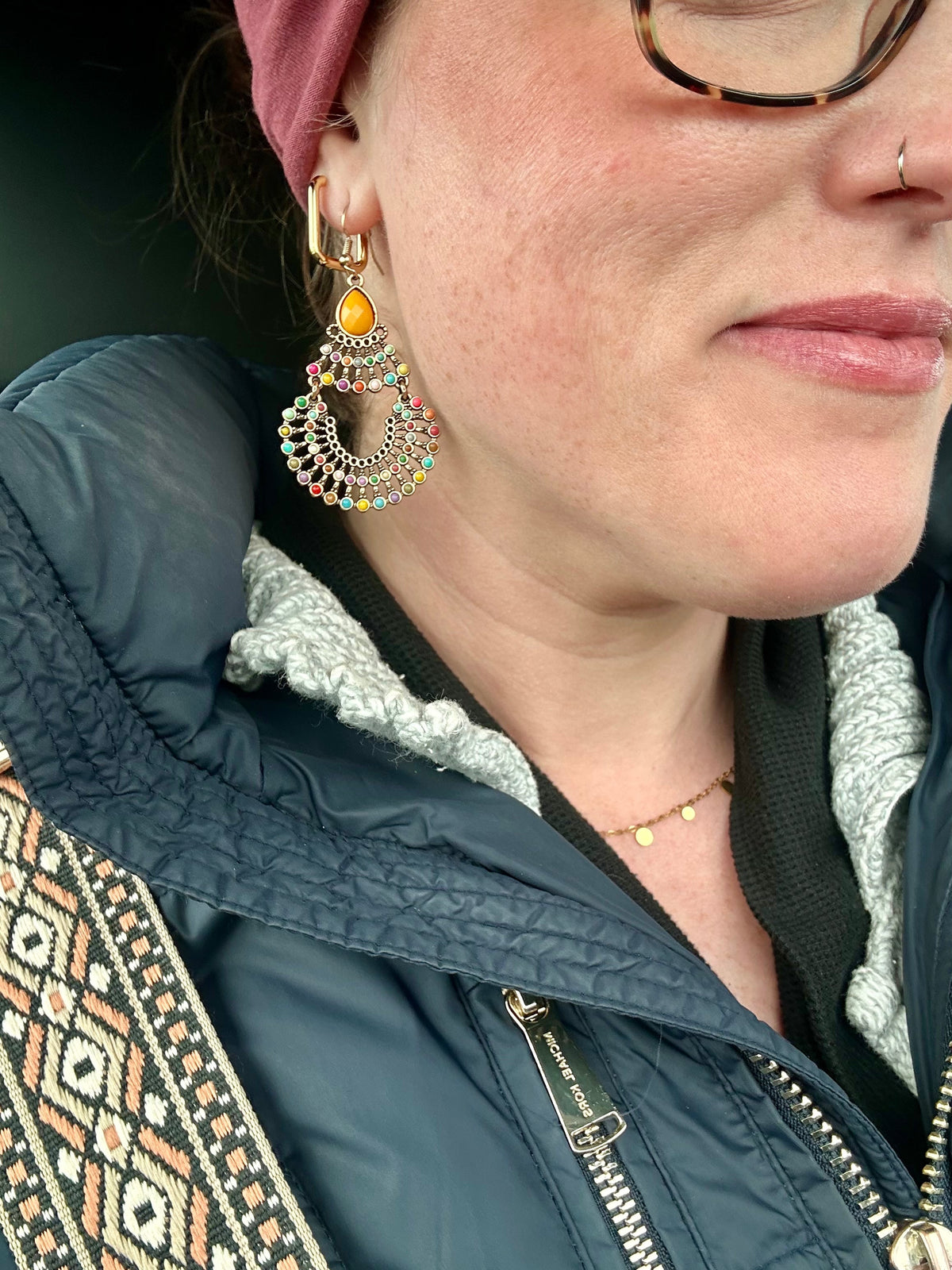 Beautiful Colorful Drop Earrings