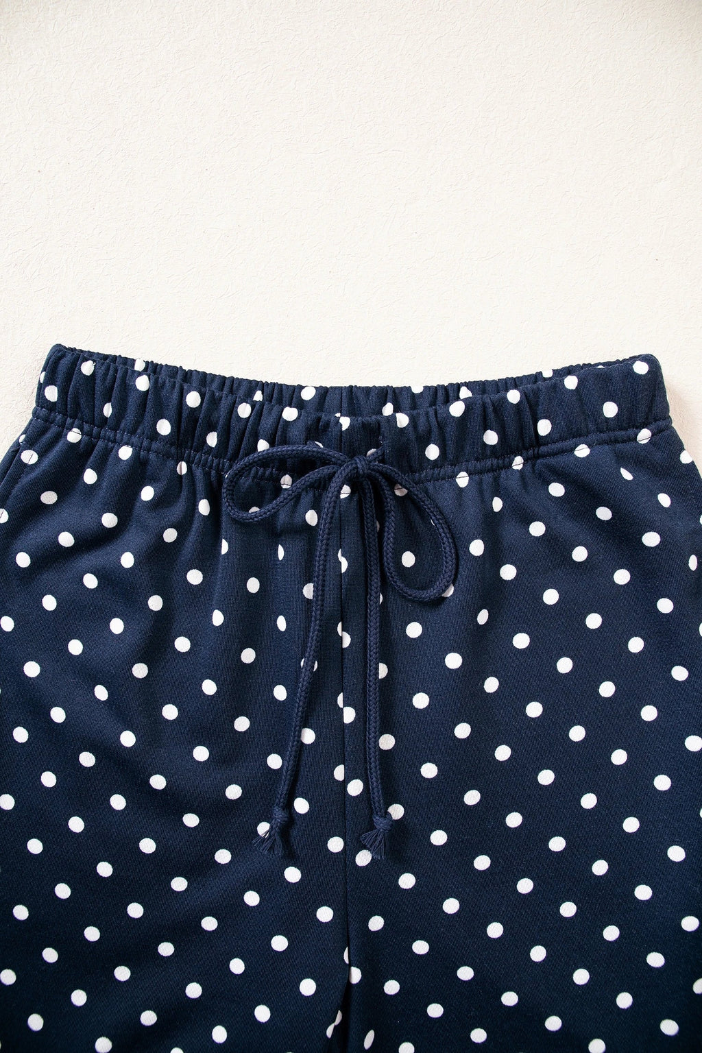 Polka Dot Long Sleeve Top & Wide Leg Pant Set