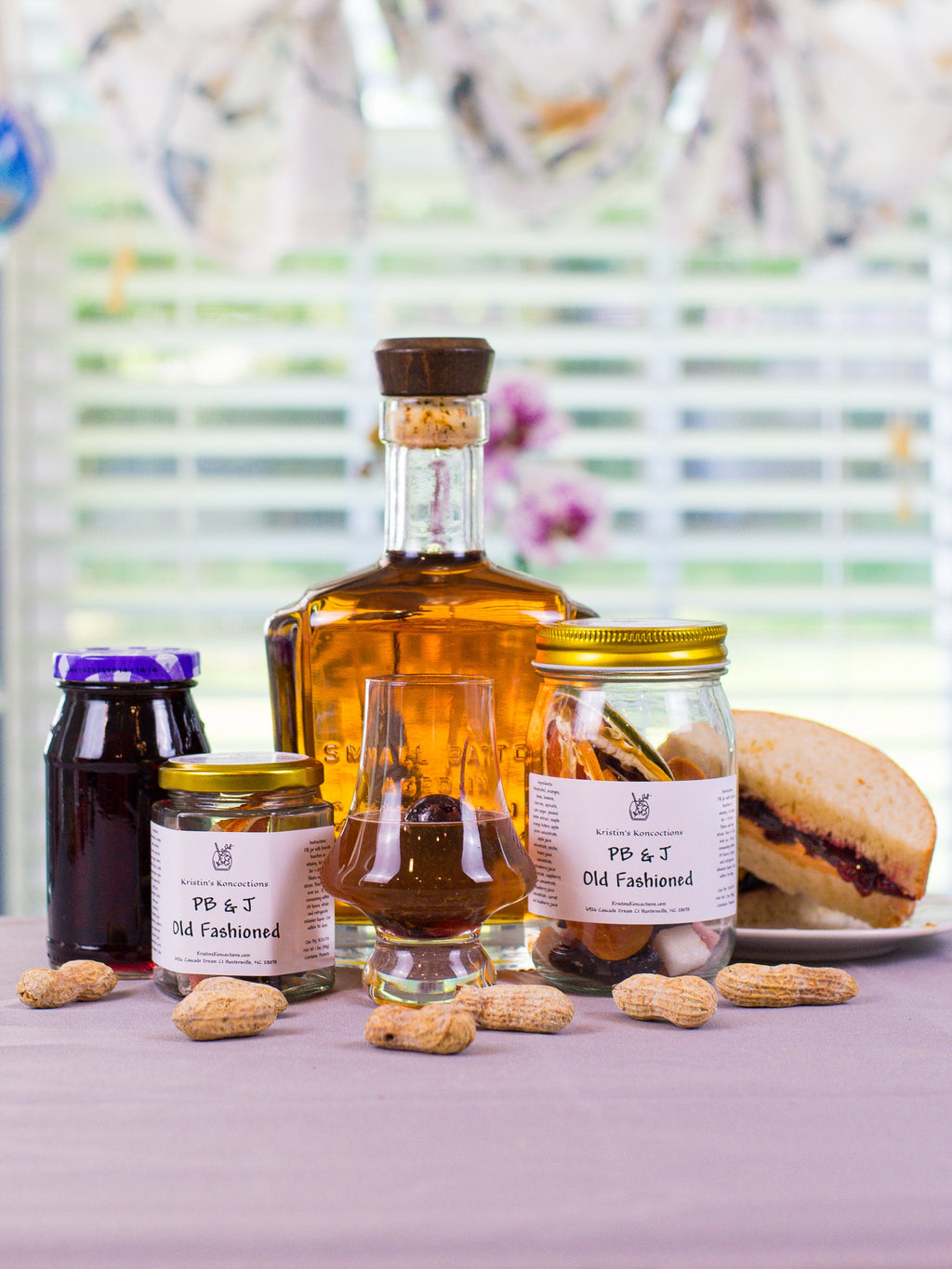 Bourbon Lover Gift Set – 3-Jar Old Fashioned & Whiskey Cocktail Kit