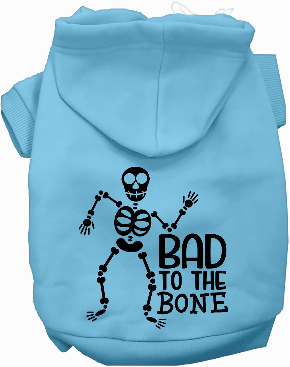 Bad to the Bone Halloween Pet Hoodie