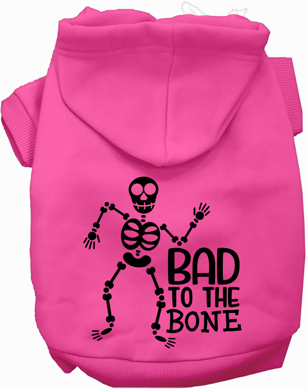 Bad to the Bone Halloween Pet Hoodie