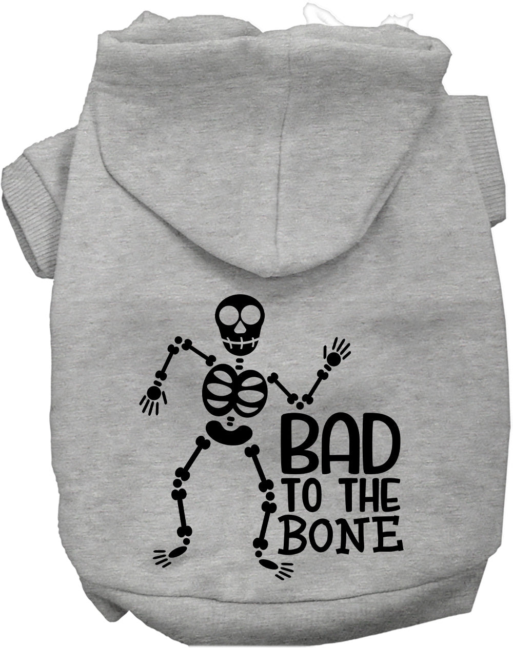 Bad to the Bone Halloween Pet Hoodie