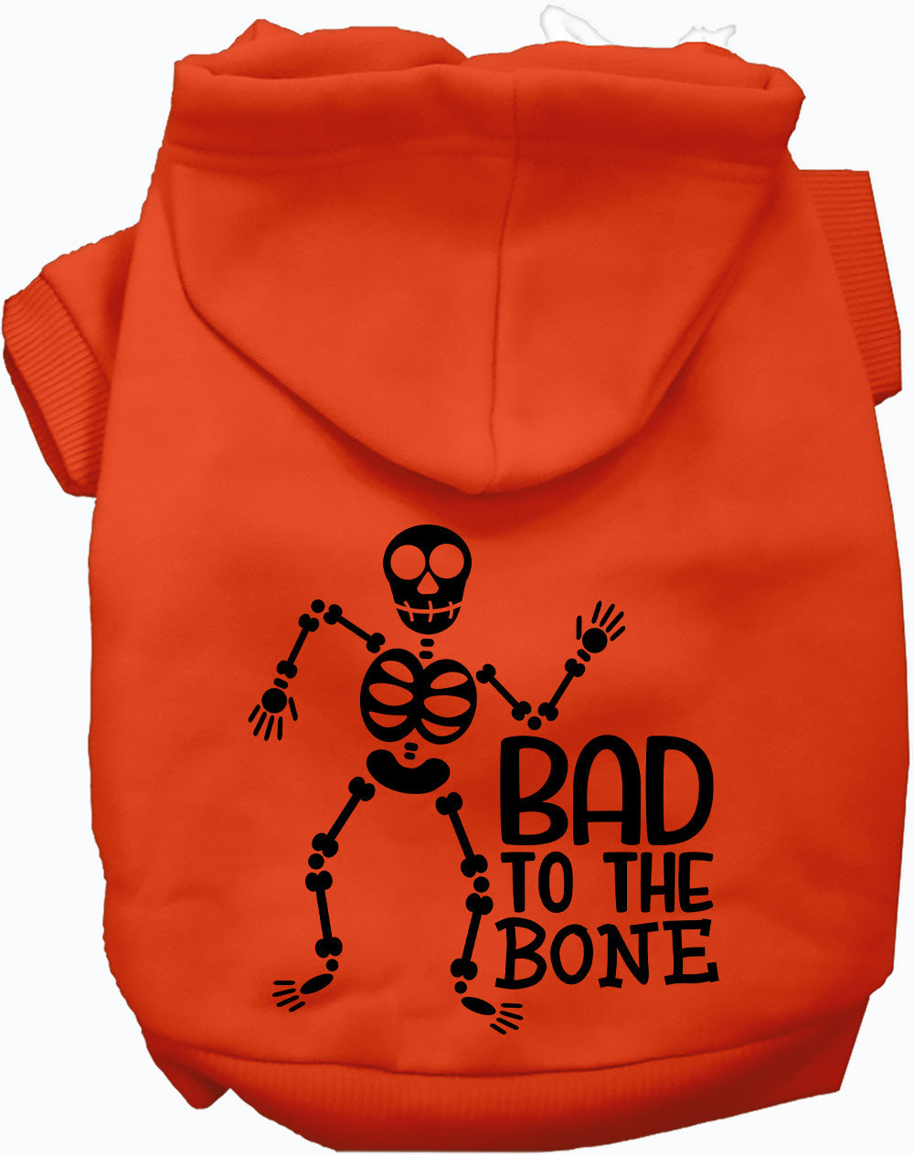 Bad to the Bone Halloween Pet Hoodie