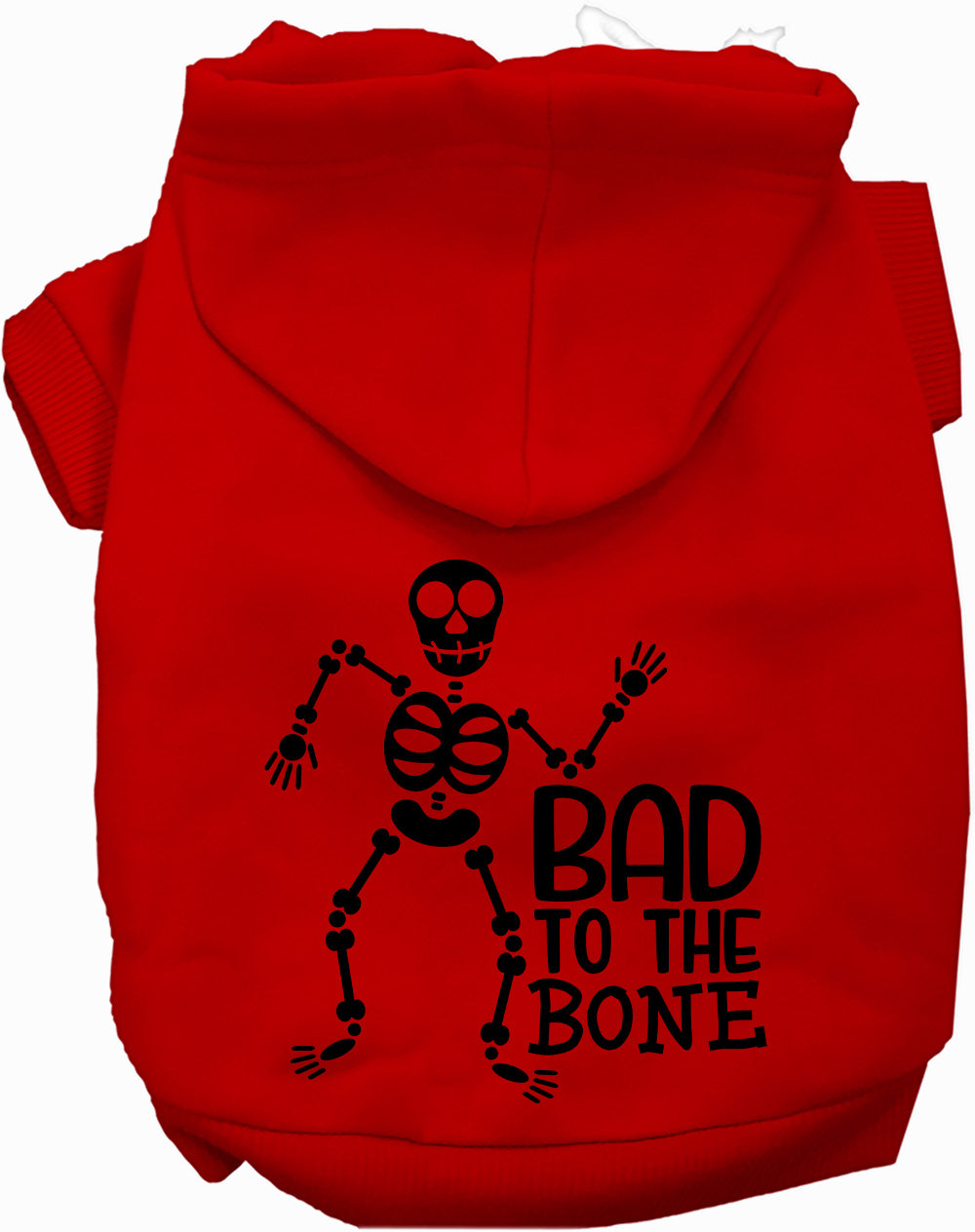 Bad to the Bone Halloween Pet Hoodie