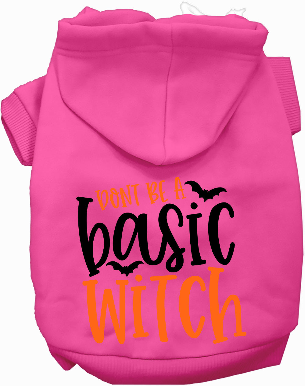 Don't Be a Basic Witch Halloween Pet Hoodie
