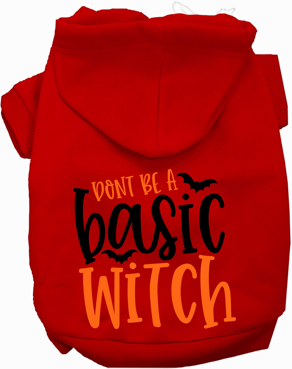 Don't Be a Basic Witch Halloween Pet Hoodie
