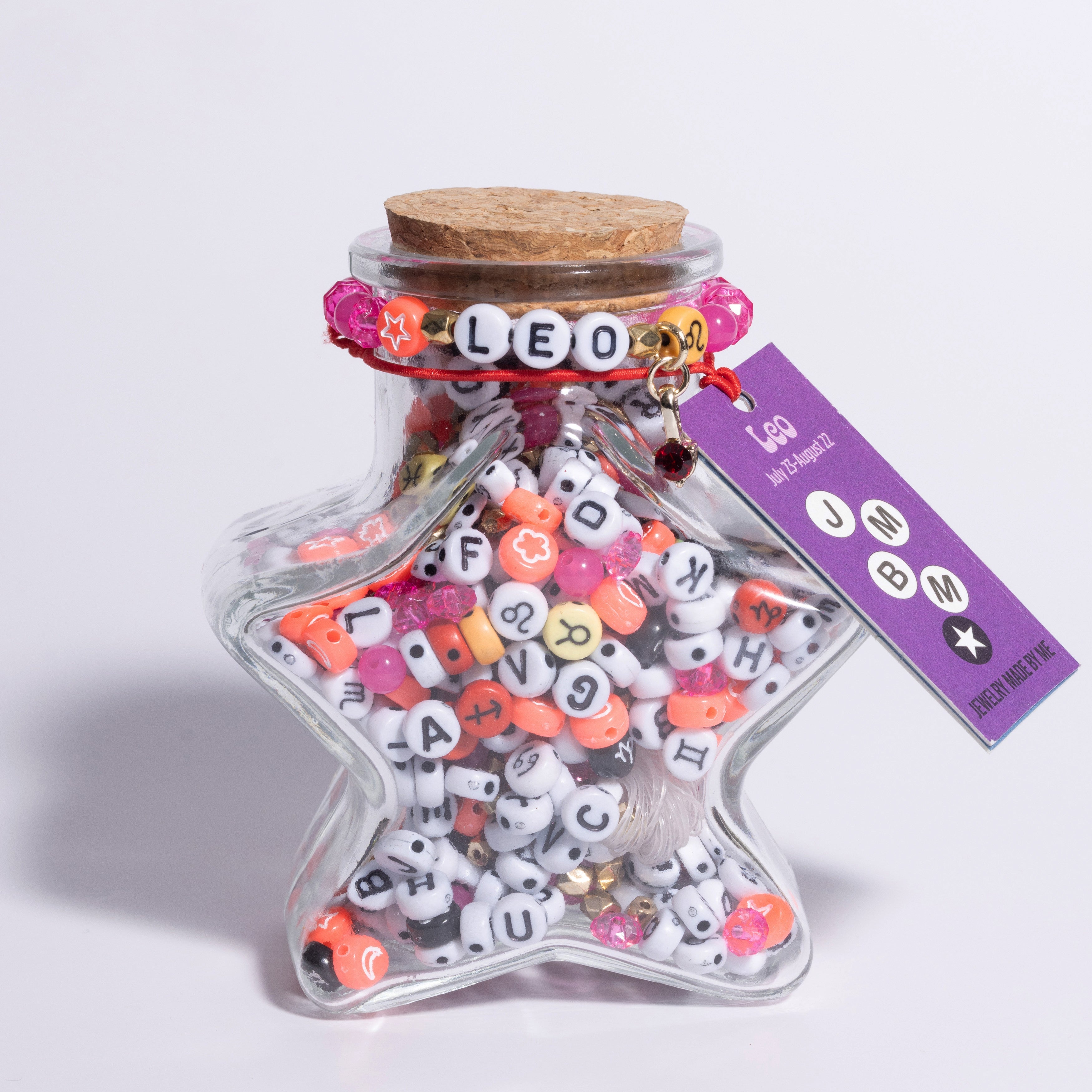 Leo Zodiac Sign Star Bead DIY Kit
