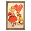 Puppy Love Framed Art