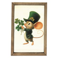 Leprechaun Mouse Framed Art