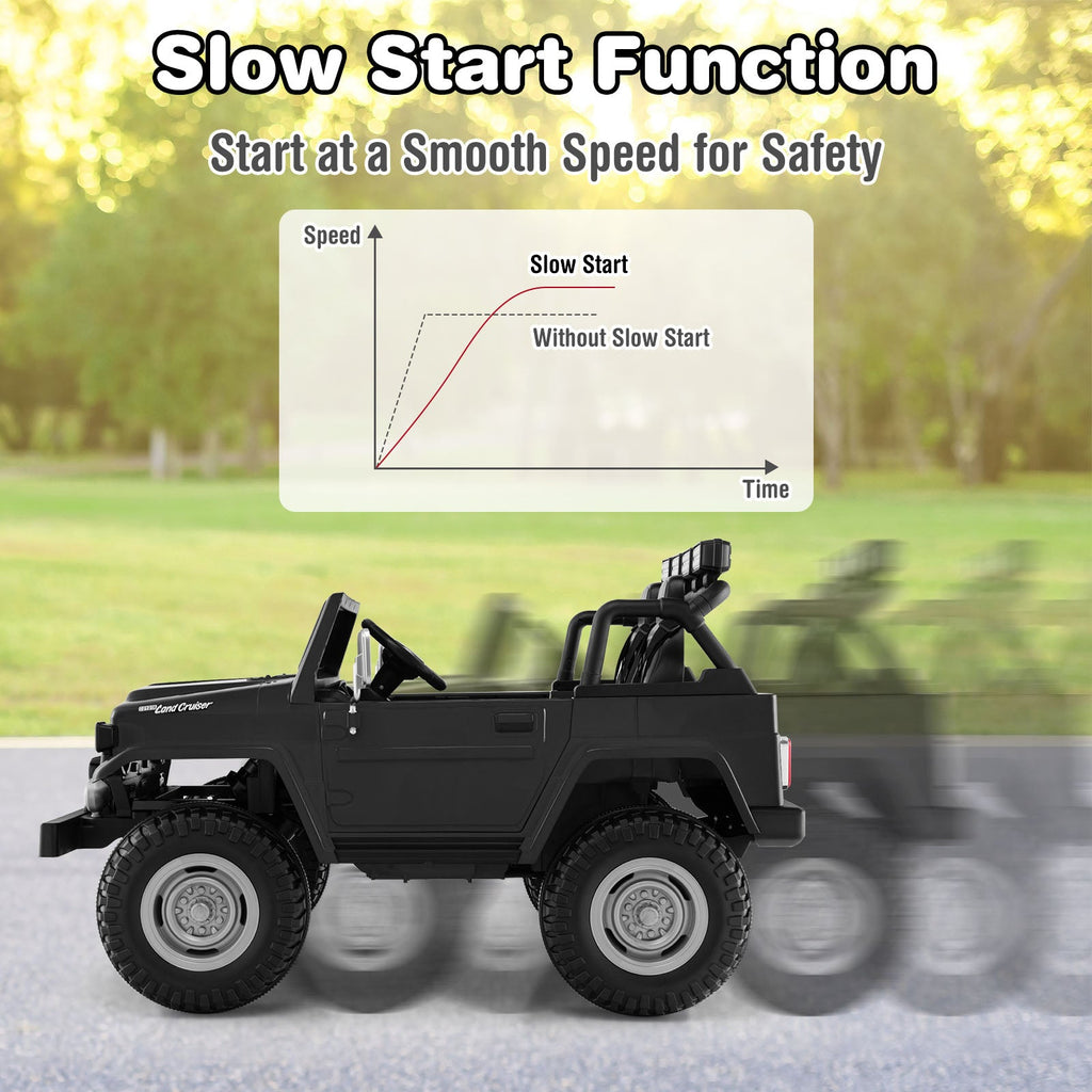 12V 2-Seat Licensed Kids Ride On Toyota FJ40 Car with 2.4G Remote Control