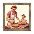 Helping in the Kitchen Framed Art