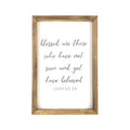 Blessed Are Those Framed Saying