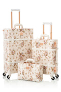 Botanica 3 Pieces Luggage Set - Beige Floral's