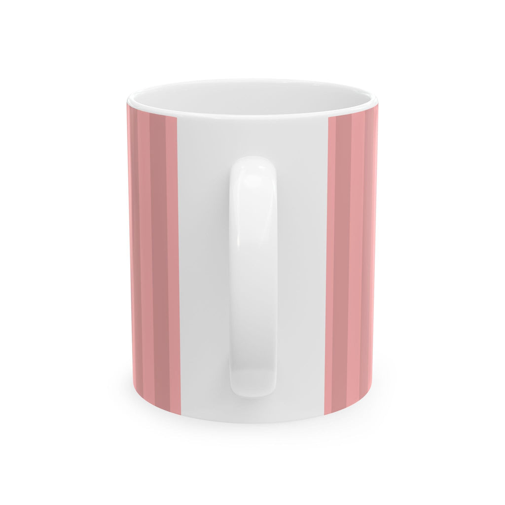 Difficult & Expensive Ladies's Ceramic Mug, PINK  — Elegant Femme Fatale Coffee Cup (11oz/15oz)
