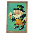 Leprechaun Cheers Framed Art