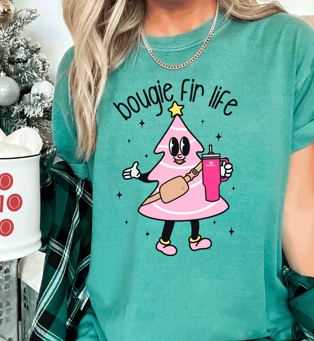 Boujie Fir Life Pink Christmas Little Debbies Christmas Shirts Sweatshirts hoodie comfort colors