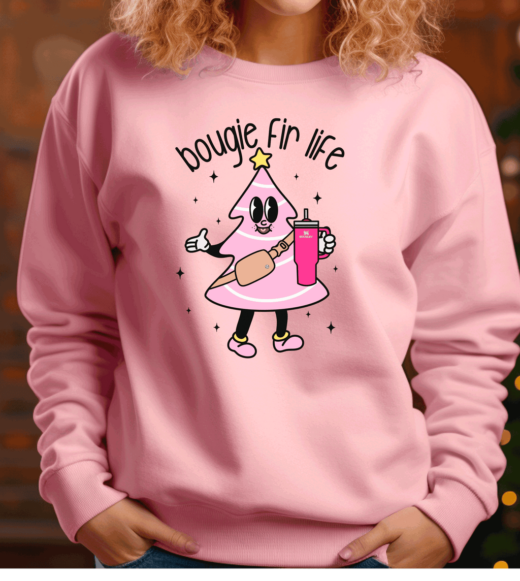 Boujie Fir Life Pink Christmas Little Debbies Christmas Shirts Sweatshirts hoodie comfort colors