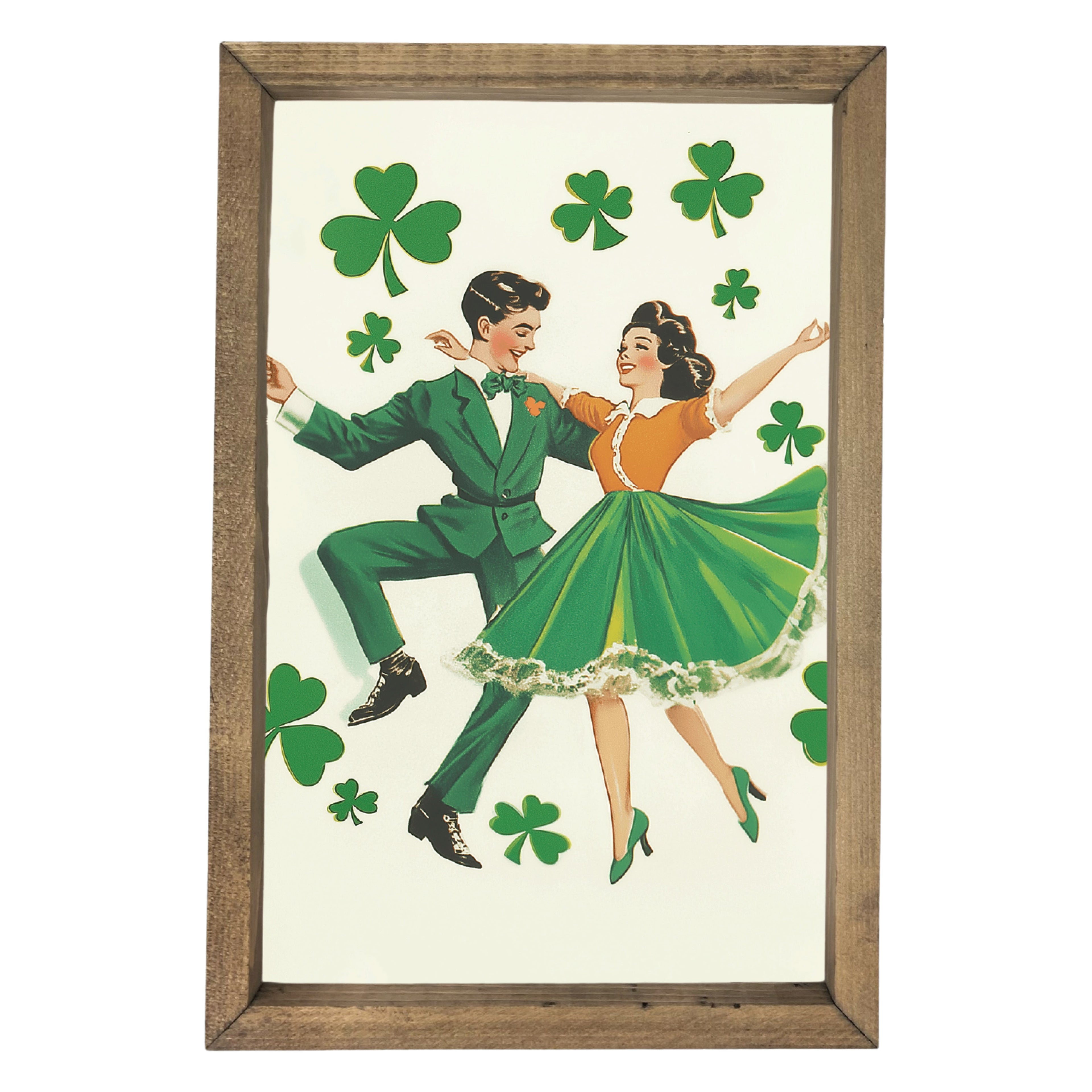Dancing in the Clovers Framed Art
