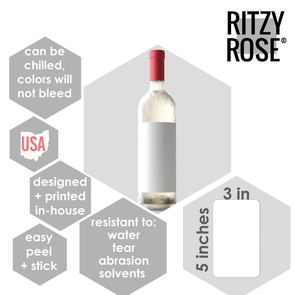 Halloween Wine Labels, Pack of 4