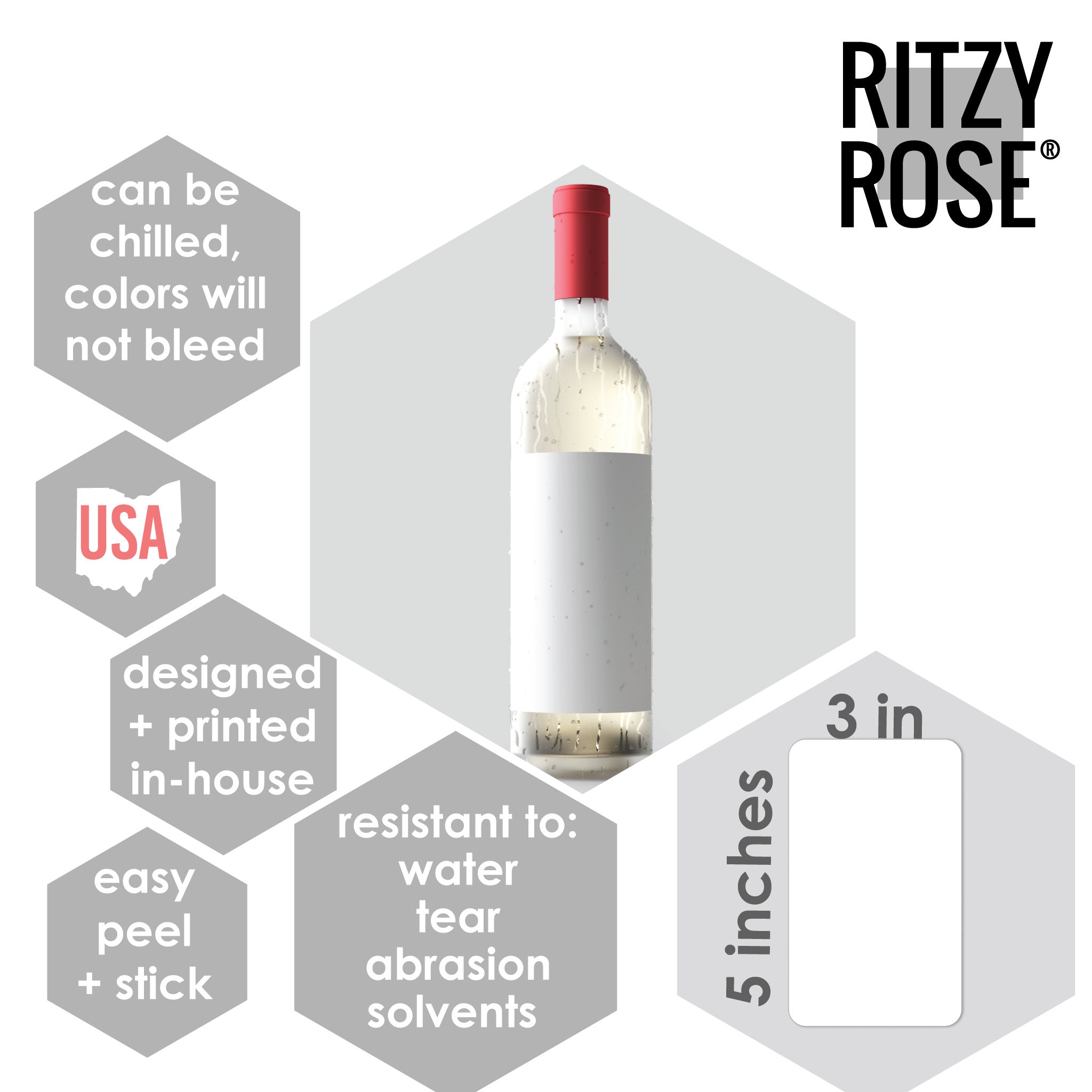Halloween Wine Labels, Pack of 4