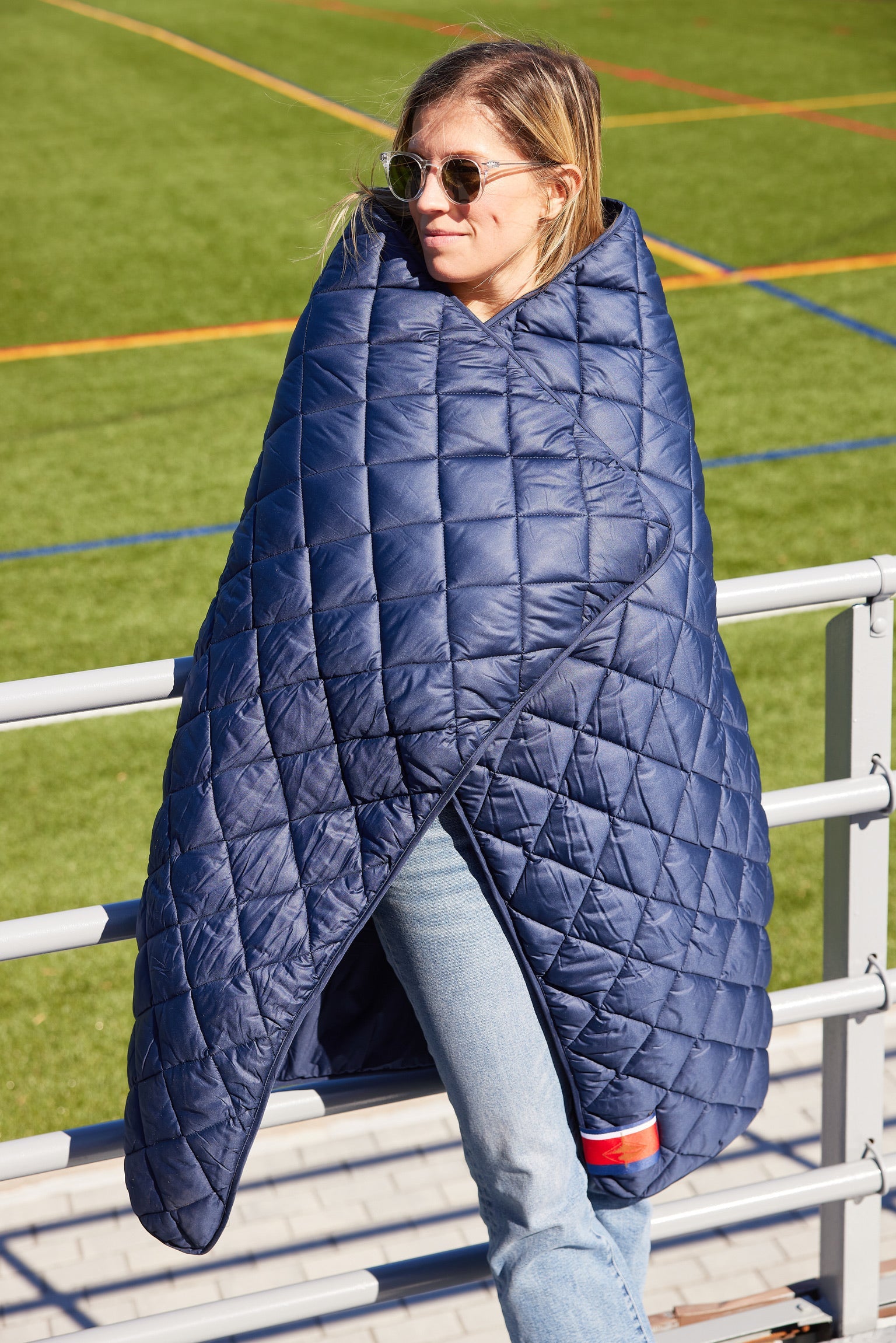 Waterproof Puffer Blanket with Pockets | Pretty Rugged