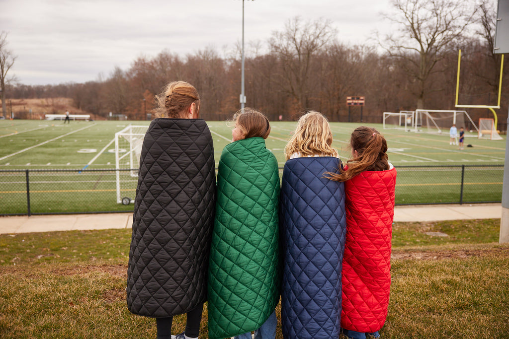 Waterproof Puffer Blanket with Pockets | Pretty Rugged