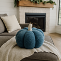 Plush Pumpkin Throw Pillow Decorative Fall Pillow Soft Cuddle Pumpkin Decor