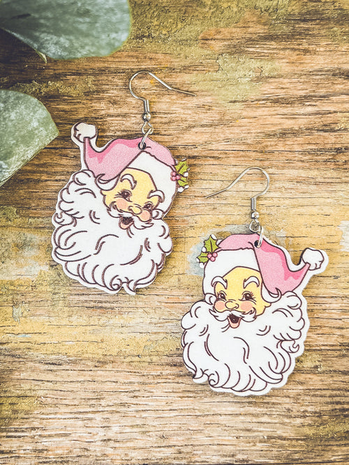 Adorable Santa Earrings