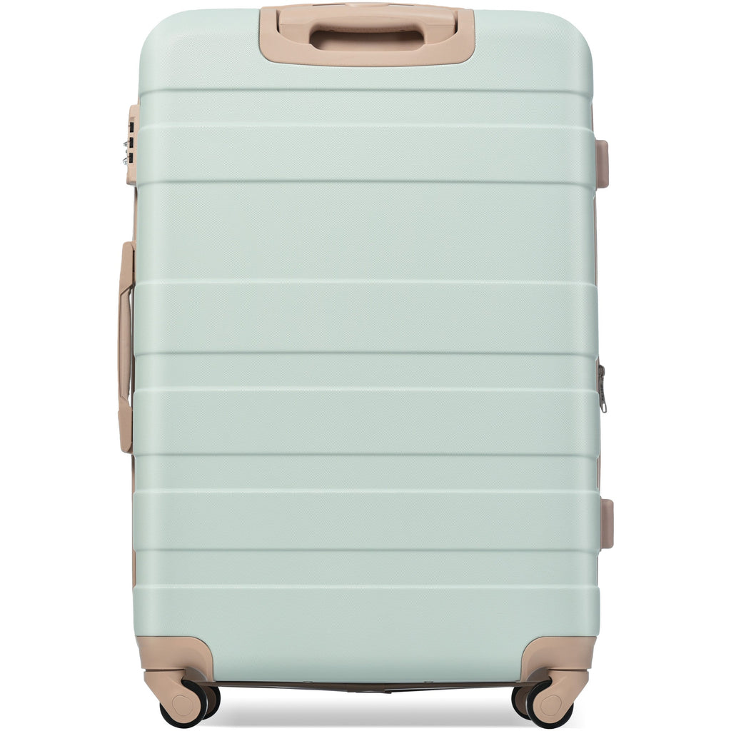 Luggage Sets New Model Expandable ABS Hardshell 3pcs Clearance Luggage ( Grey Green)