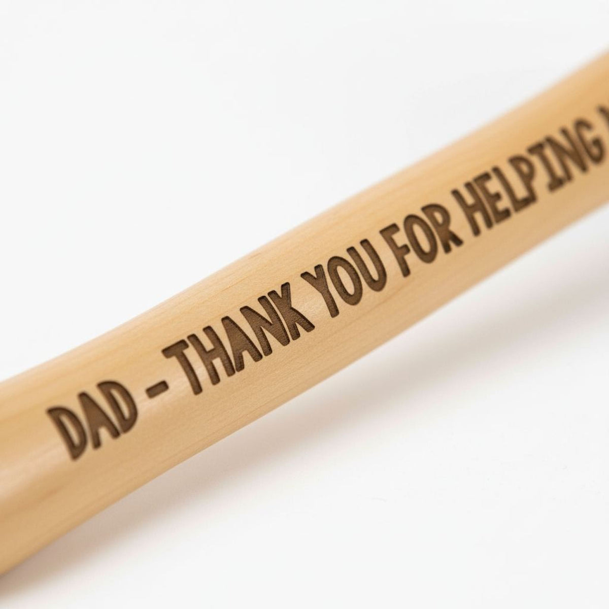 Personalized Engraved Hammer – Father of the Bride Gift | Custom Laser Hammer with Ash Handle