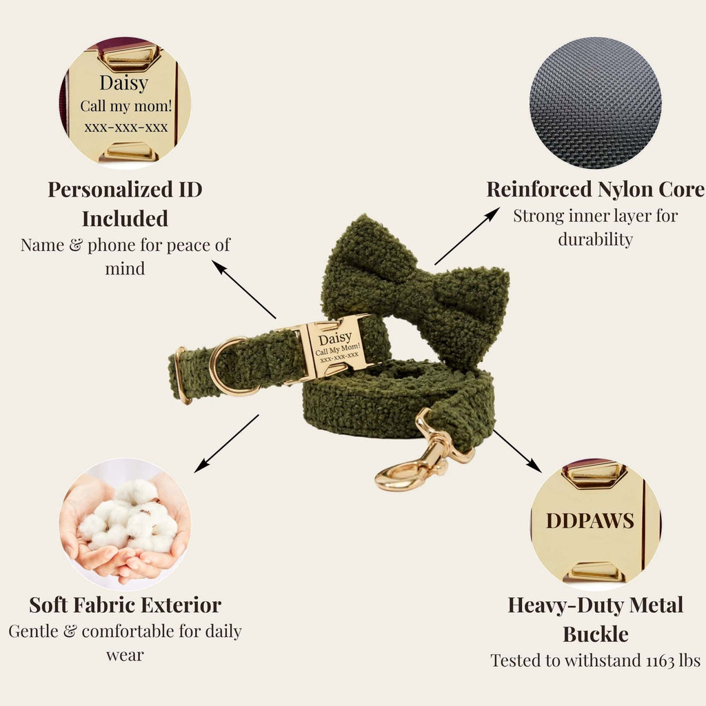Cozy Olive Teddy Set