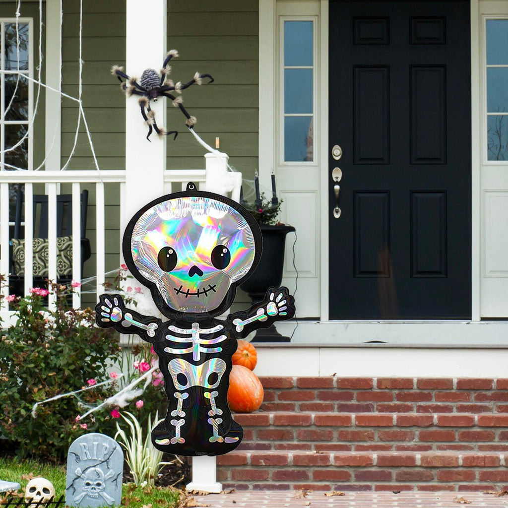 Iridescent Skeleton Balloon