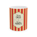 Not My Circus, Not My Monkeys Classic Mug, YELLOW - Humorous Office Mug
