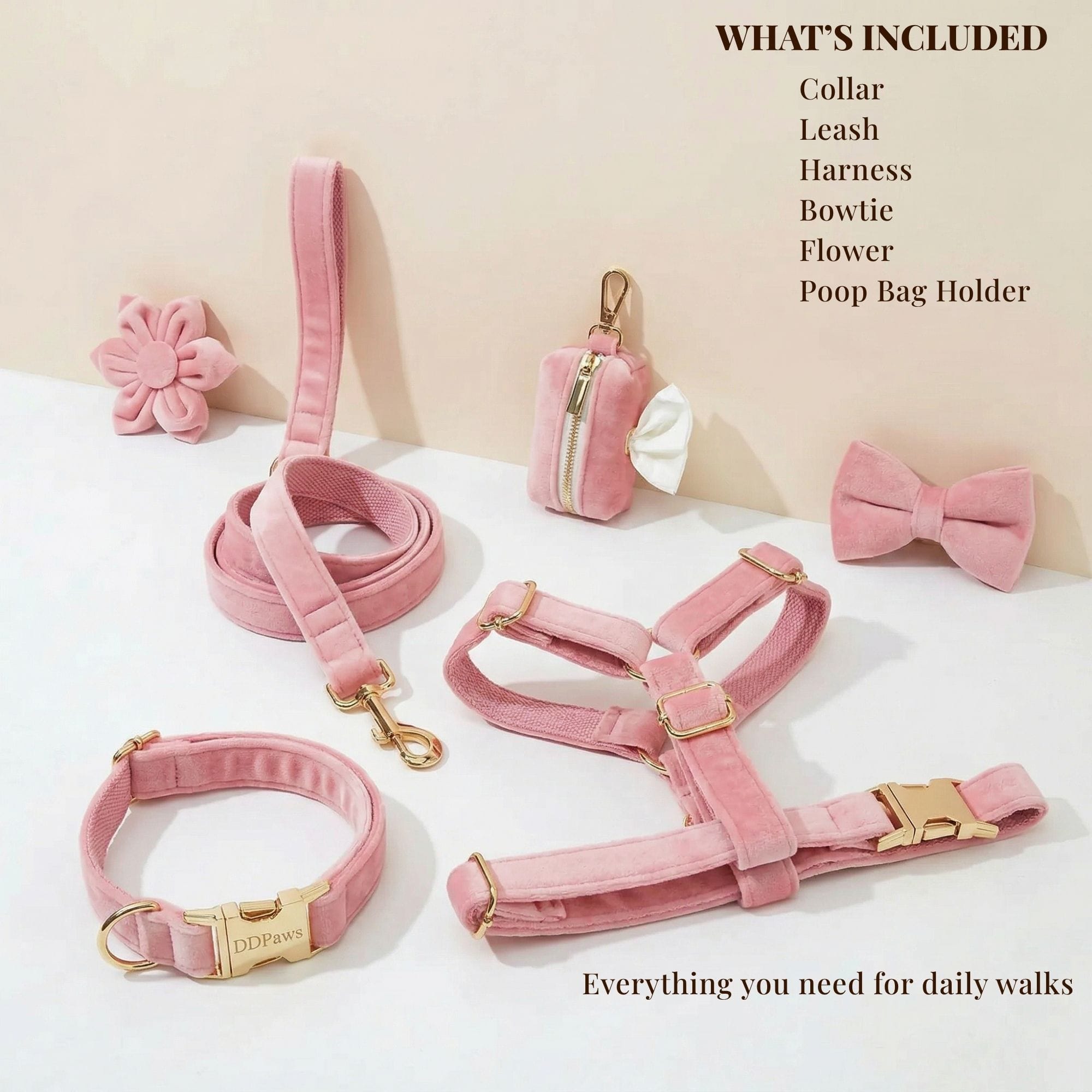 Pink Velvet Set