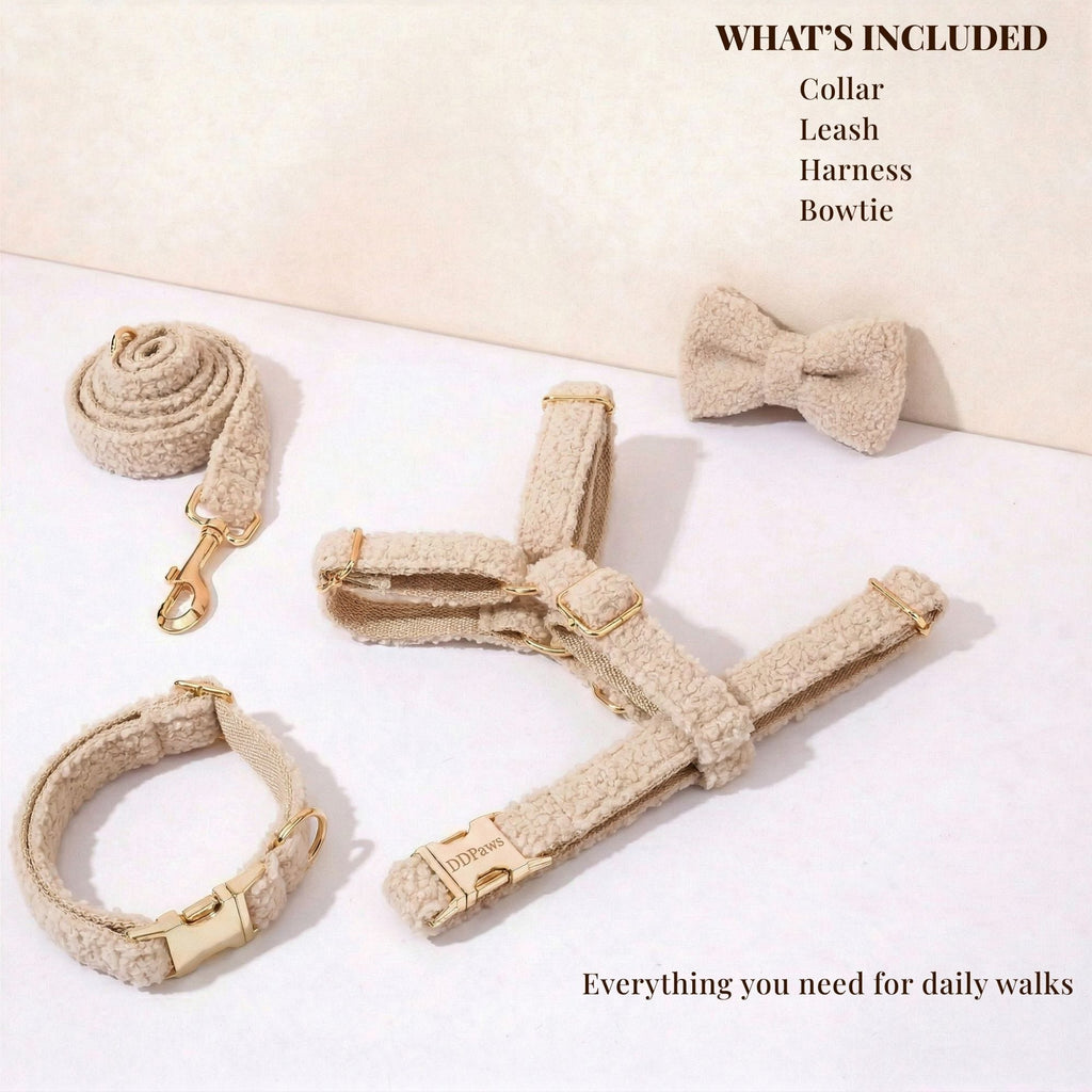 Beige Teddy Set