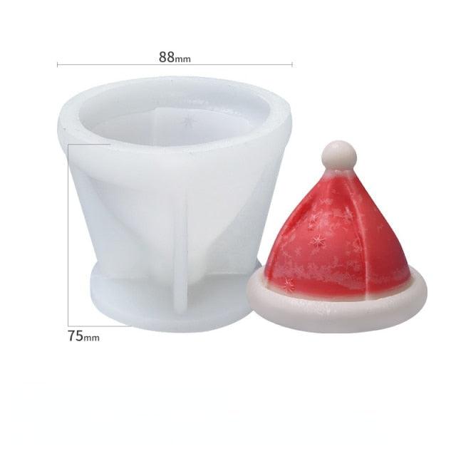 3D Christmas Tree Candle Mold DIY