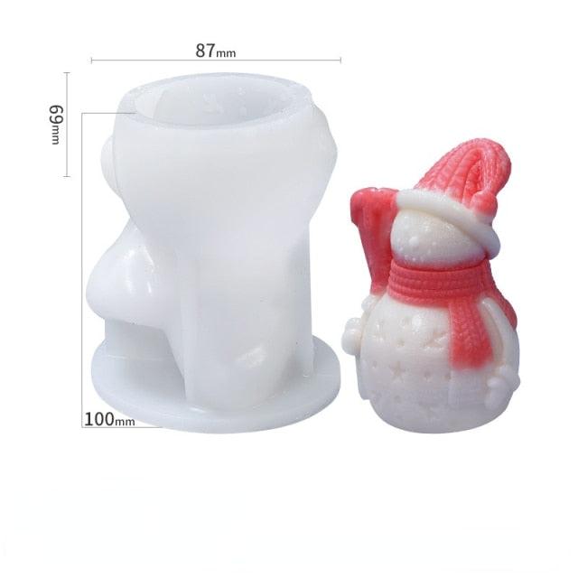 3D Christmas Tree Candle Mold DIY