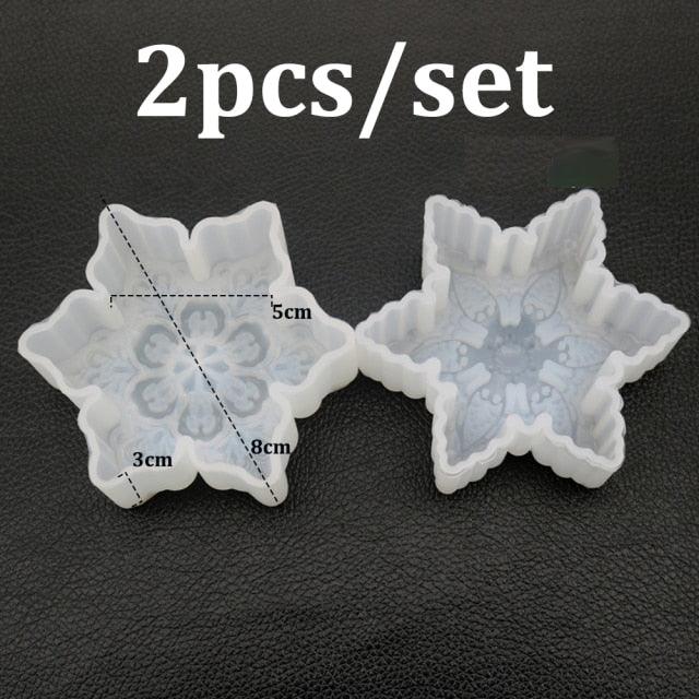 3D Christmas Tree Candle Mold DIY