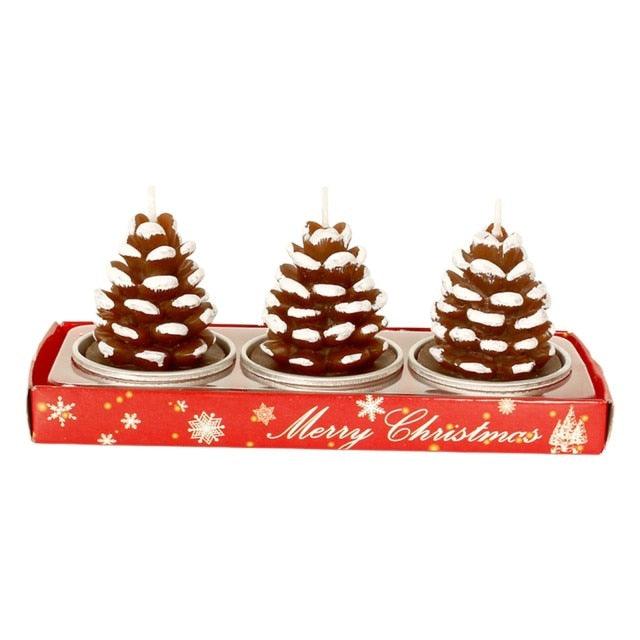 3pcs Christmas Children's Candle