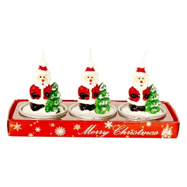 3pcs Christmas Children's Candle
