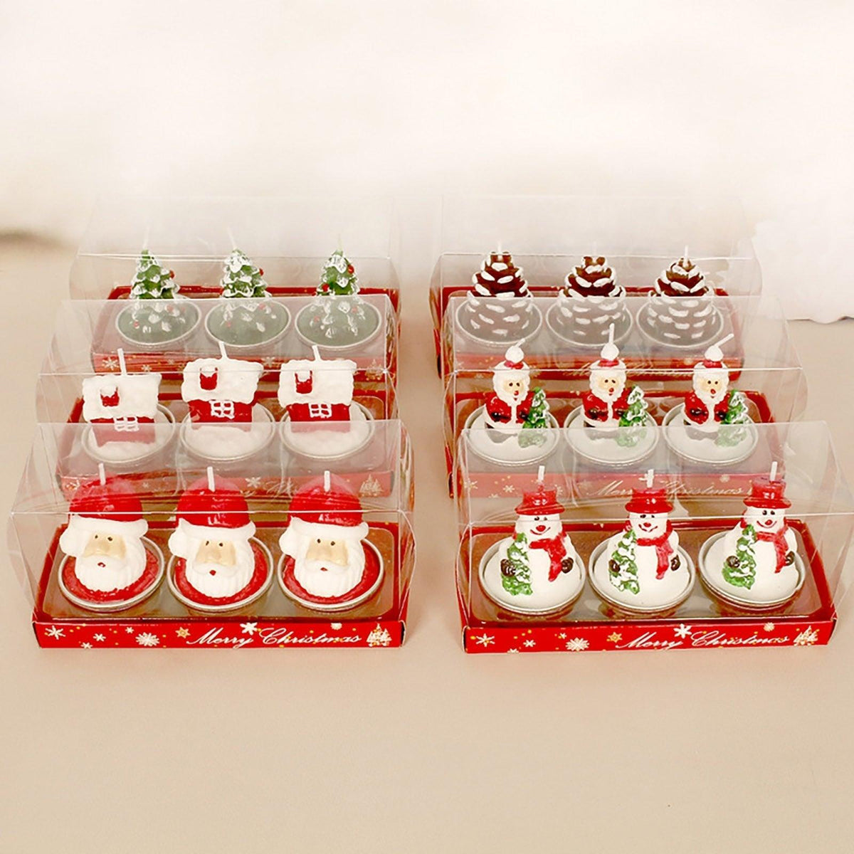 3pcs Christmas Children's Candle