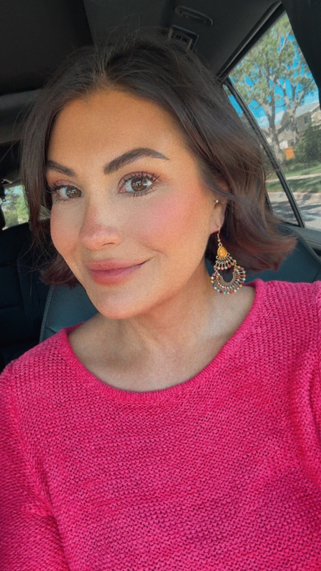 Beautiful Colorful Drop Earrings