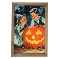 Sharing a Pumpkin Framed Art