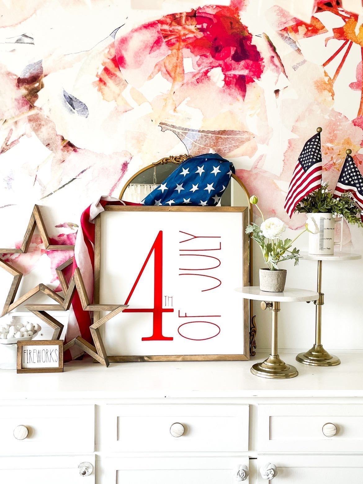 4th of July Framed Saying