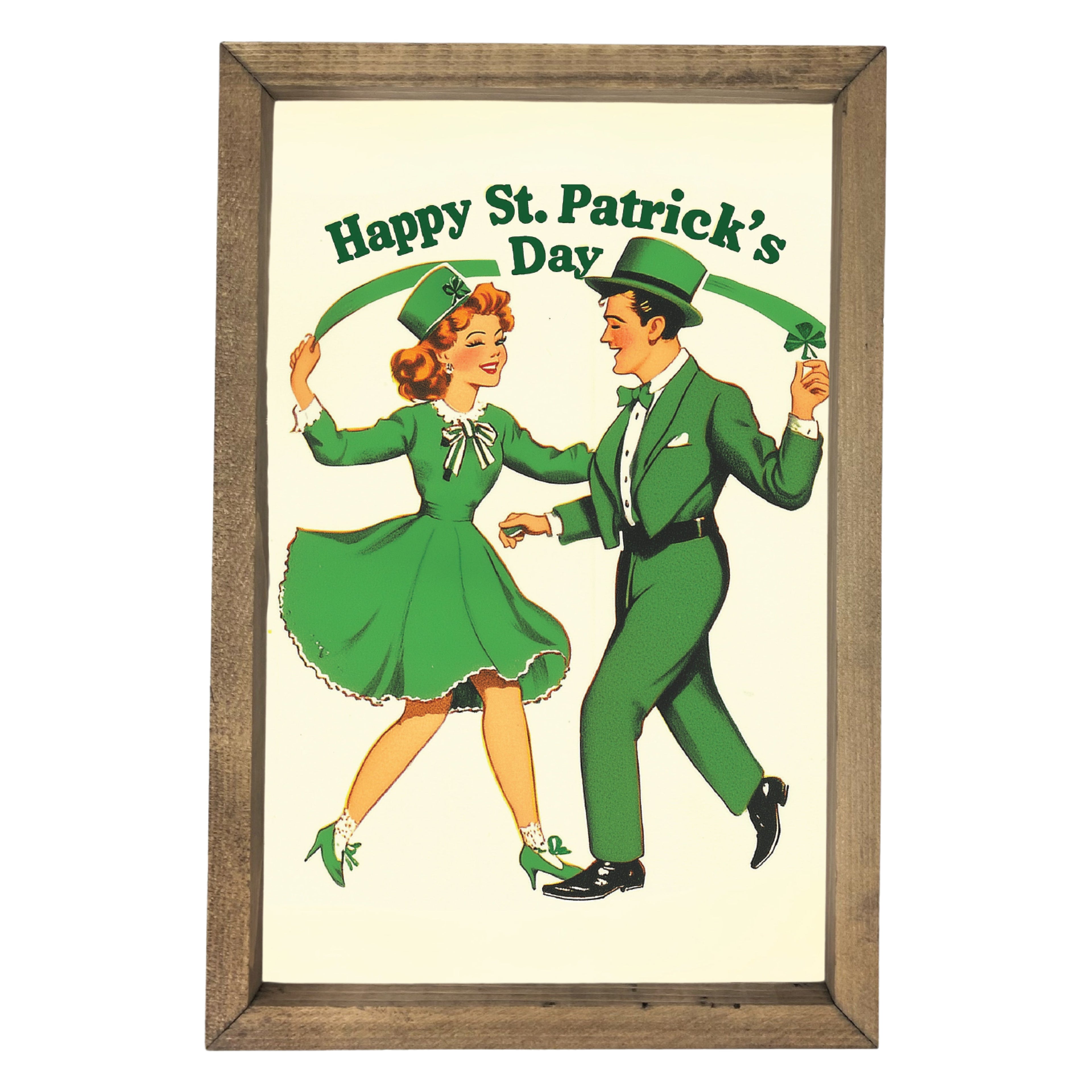 Dancing St. Patrick's Framed Art